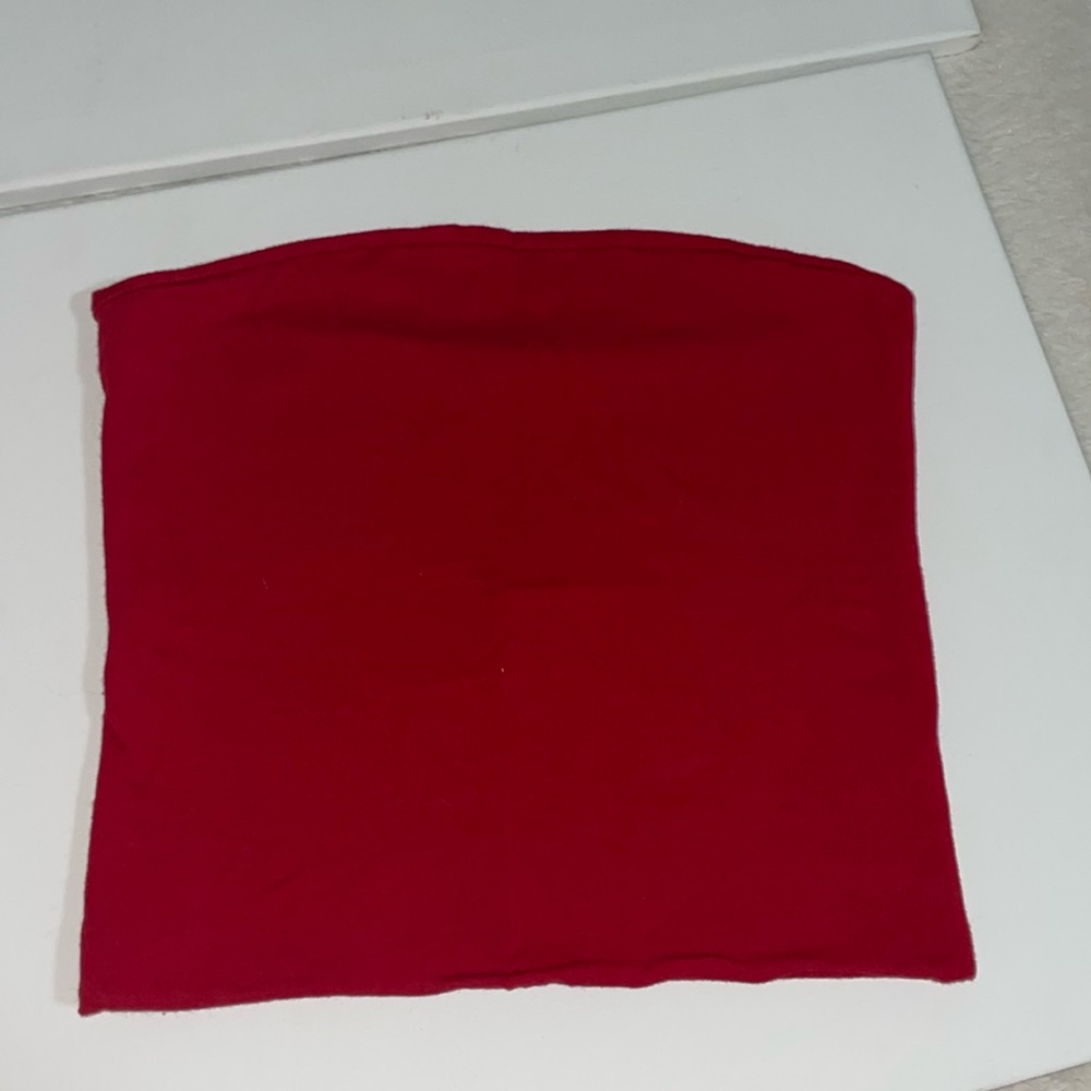 Red brandy melville tube top